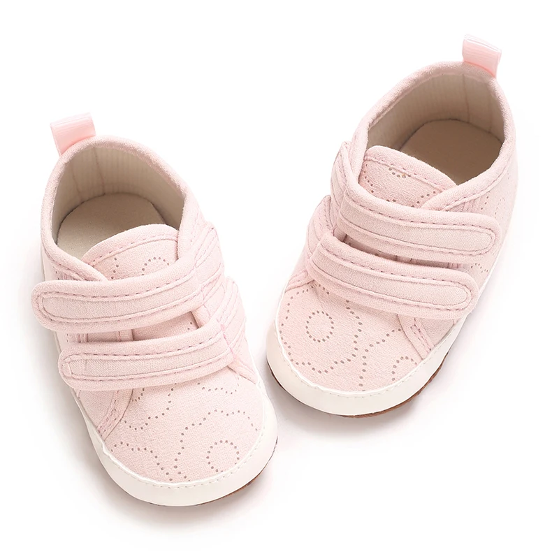 Modische Babyschuhe für 0–18 Monate, Freizeitschuhe für Herren und Damen, einfarbig, Baumwolle, weiche Sohle, neue Sportschuhe, bequem für den ersten Spaziergang – Detail 16