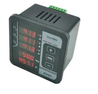 AC Three Phase Panel Meter GV57 Multifunctional Voltmeter Ammeter Power Meter 2