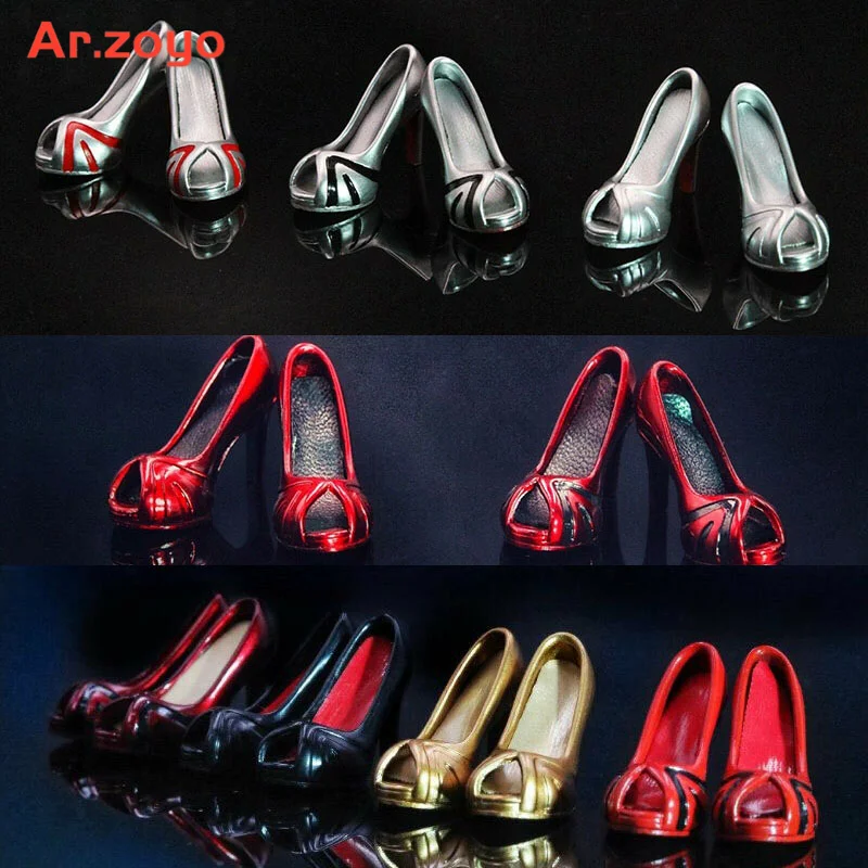 Shoes Model | High Heels | Action Figures - 1/6 Scale Female High Model ...