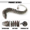 Spinpoler Soft Bait Fishing Lure Shad Stick Worm Sea Bass Fake Earthworm Artificial Trout Bass Drop Shot Perch Leurre 10pcs/Pack 4