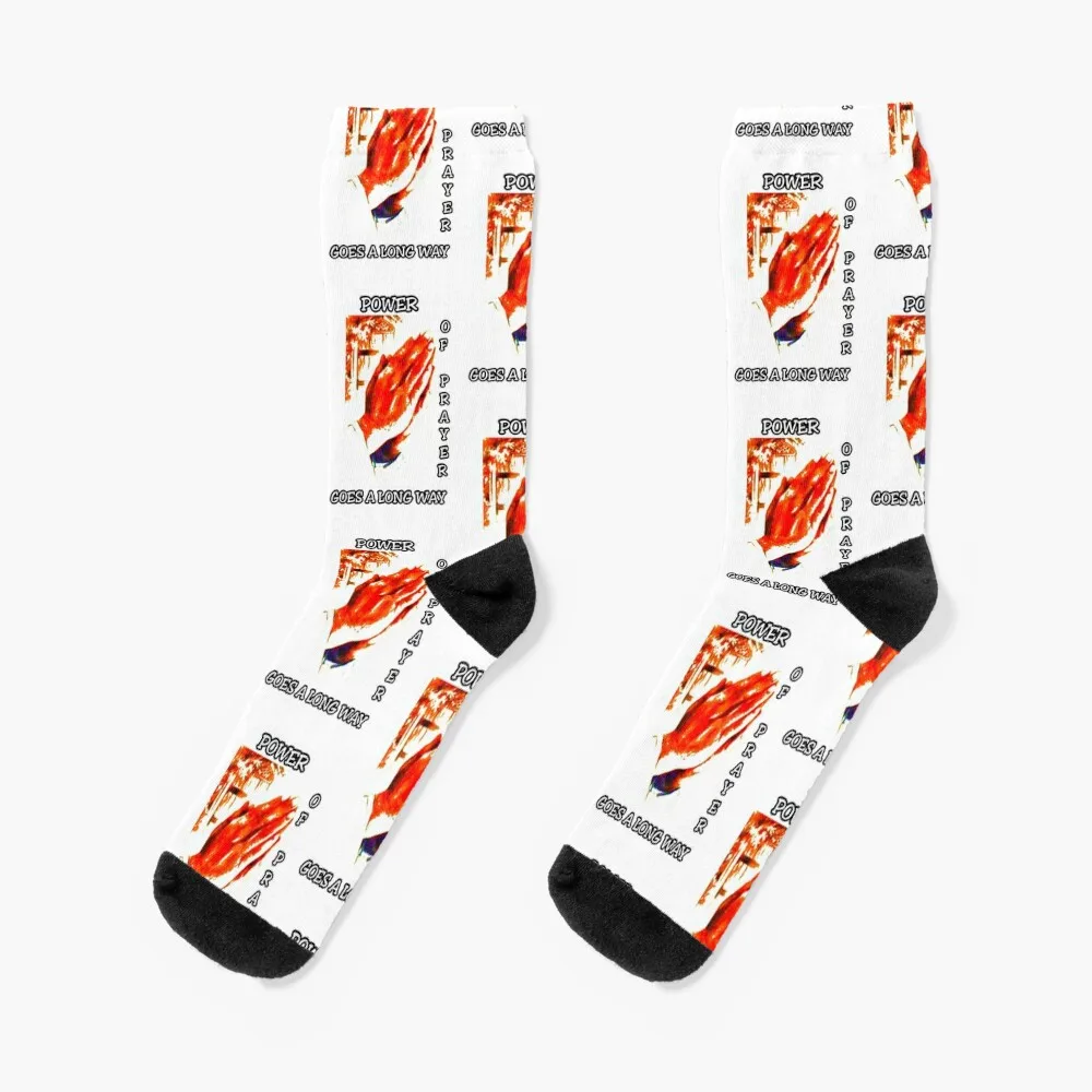 

Power of Prayer Socks winter colored Male Socks Women's