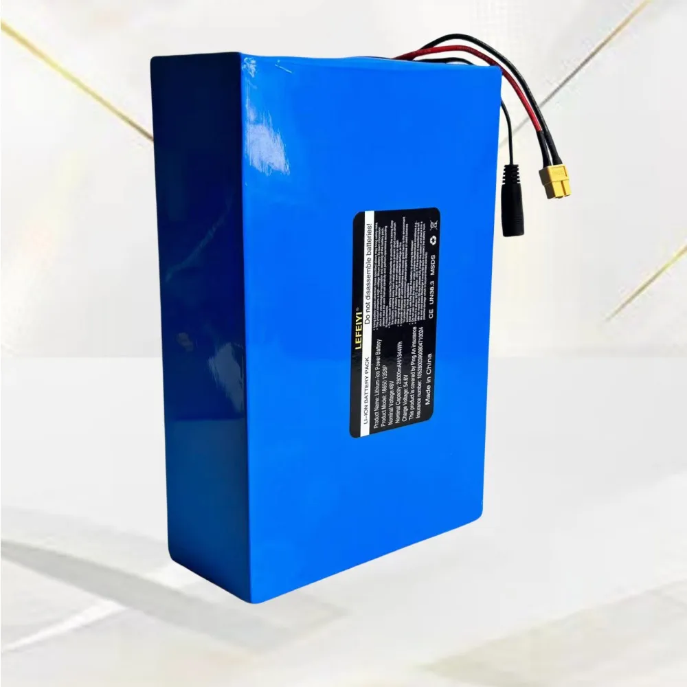 60V 28Ah lithium battery pack 16S8P1000-3000W high power suitable for electric scooter modification 60V large capacity mountain