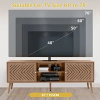 TV Stand Cabinets Modern Entertainment Center with Storage for TV up to 70 Inch, TV Stand with Storage for Living Room 5