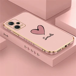 Luxury Plating Silicone Love Heart Shockproof Phone Case - NOTE 10 Pro (Pink - 162A)