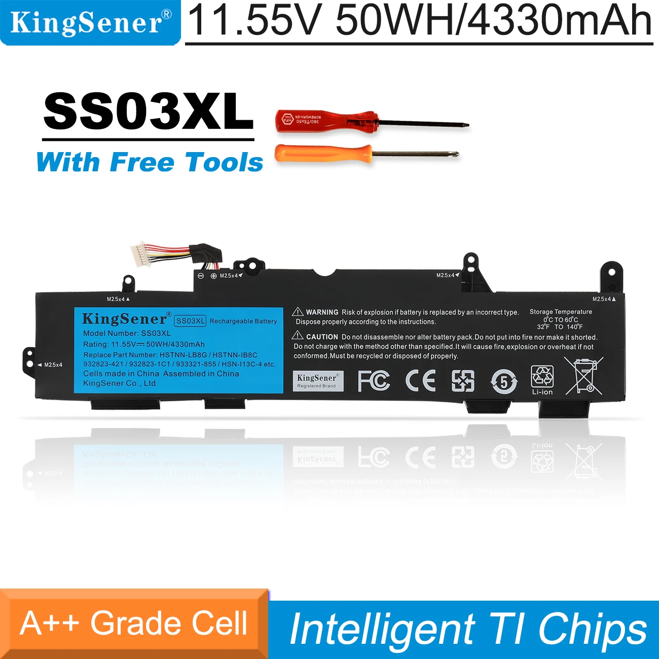 Kingsener-bateria do Portátil para hp Elitebook Ss03xl 730 735 740 745 755 830 840 846 g5 Zbook 14u g5 Hsn-i12c Hsn-i13c5