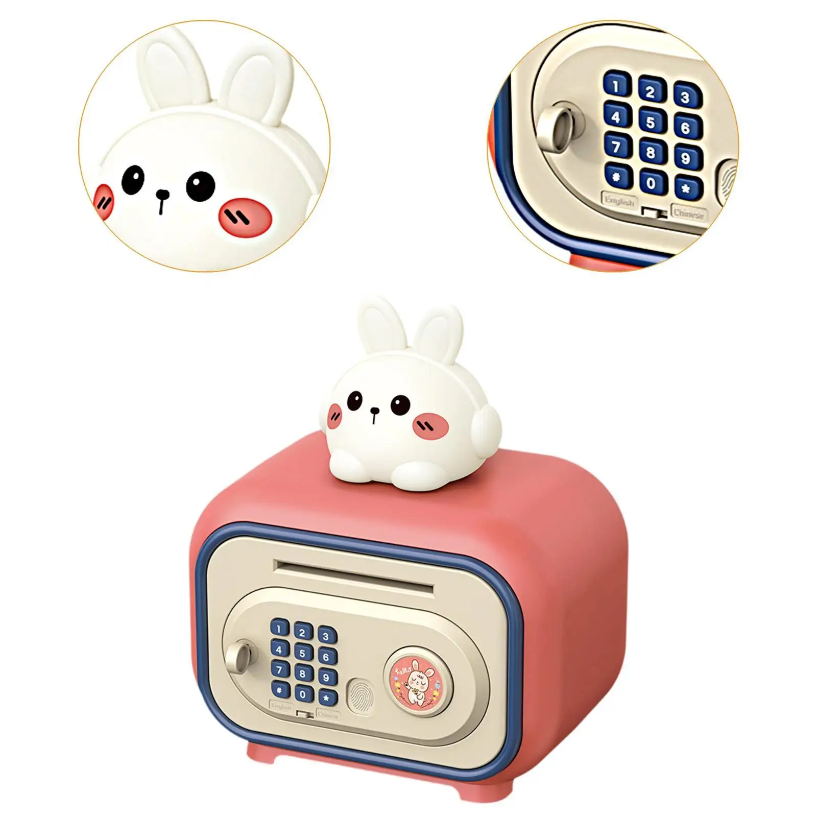 Kids Piggy Bank with Songs Cartoon ATM Savings Machine for Kids Girls Boys