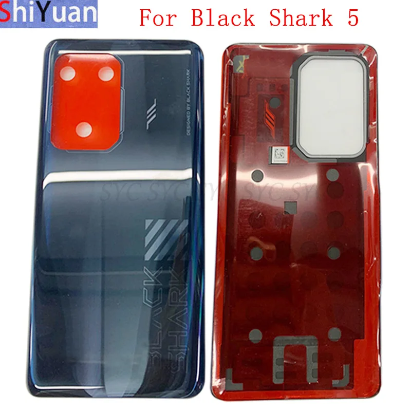 

Back Battery Cover Rear Door Housing Case For Xiaomi Black Shark 5 Battery Cover with Logo Replacement Parts