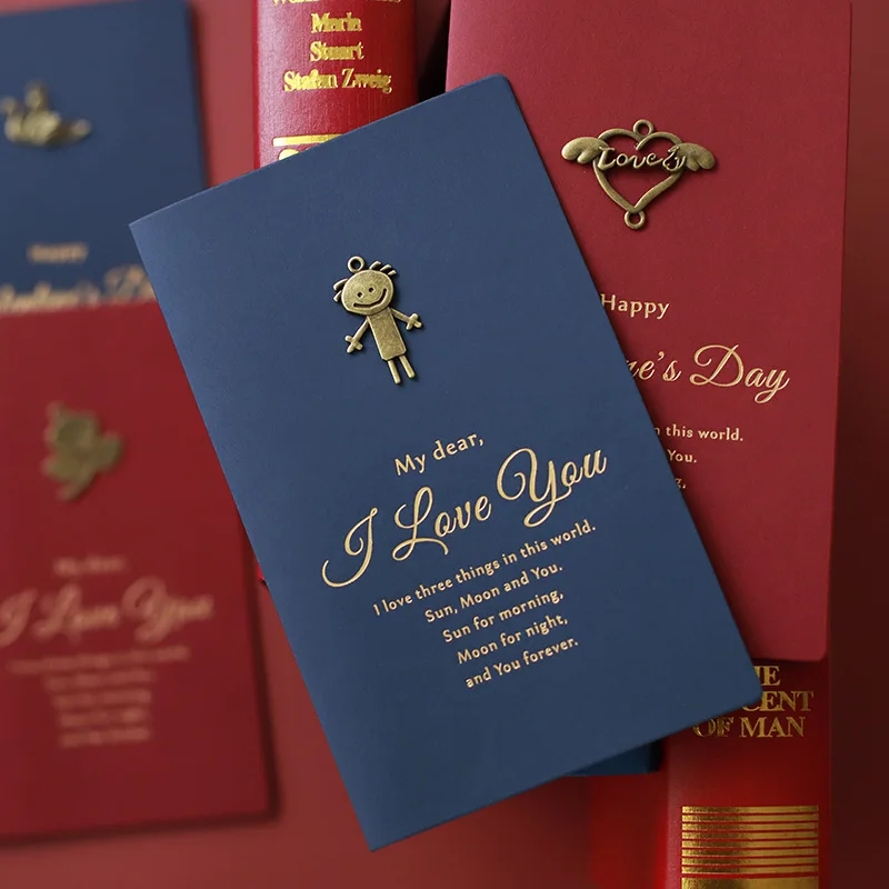 Valentines Day Gift Love Gift Card with Envelope Anniversary Birthday for Girlfriend Boyfriend Present Wedding Gifts