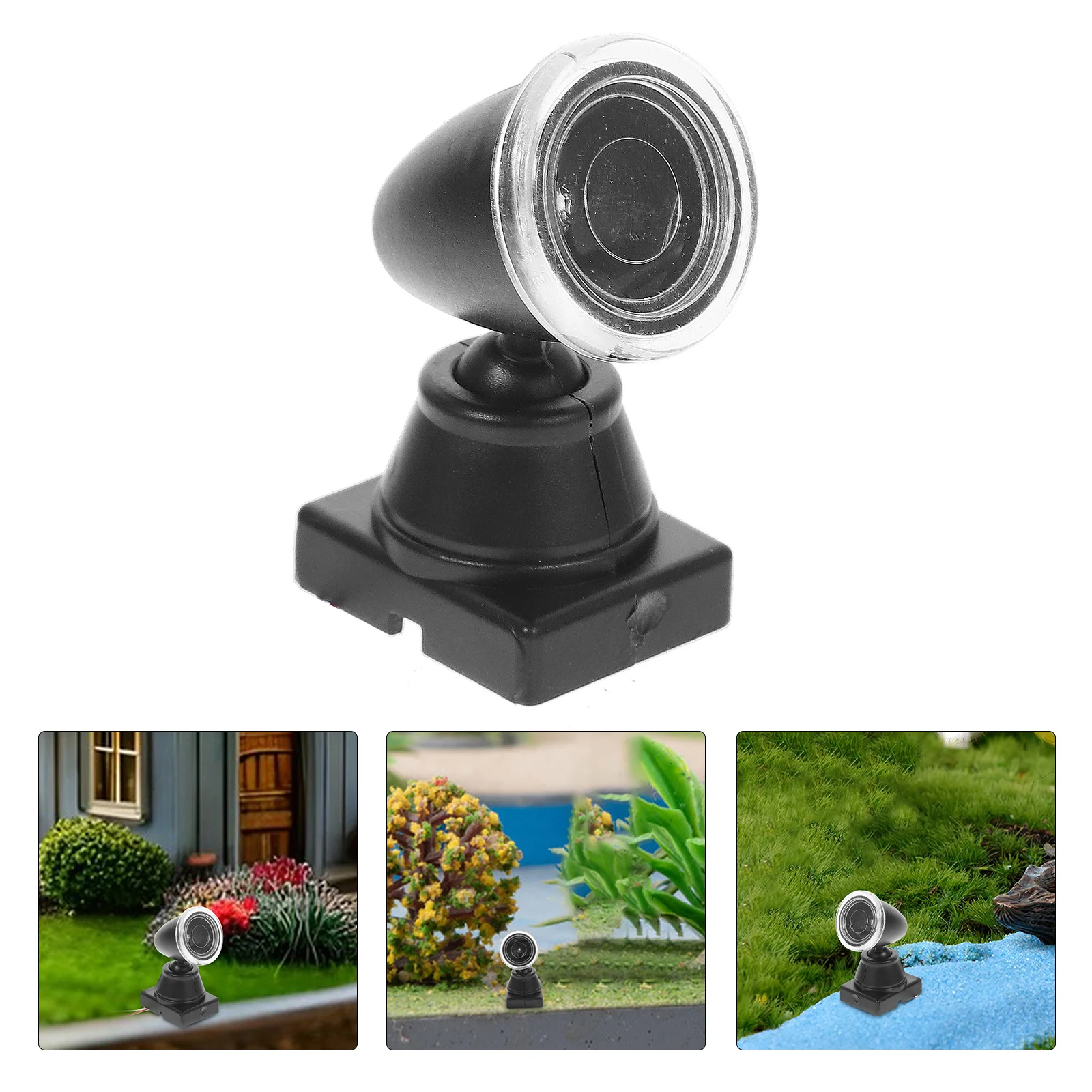 

Miniature Spotlights Mini Railroad Signal Lamp 3Pcs Diy Traffic Light Toy Dollhouse Spot Lights Led Train Spotlight Model