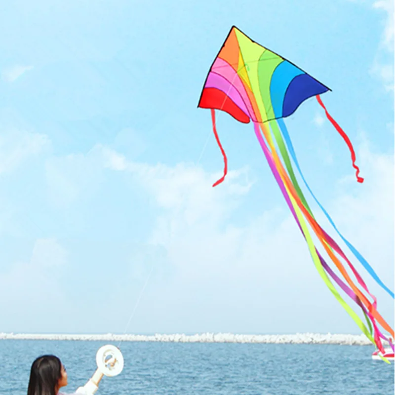 free shipping children kite flying ripstop nylon kites fabric flying  phoenix spinner kite games for the yard kite for girls kite - AliExpress