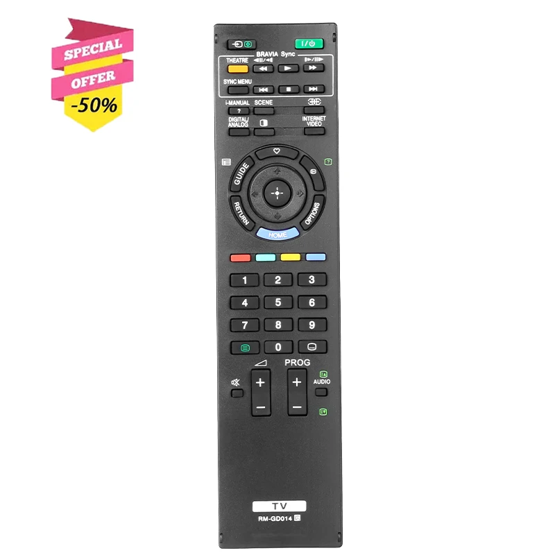 Rm-Gd014 Telecomando Per Sony Tv Kdl-40Hx700 Kdl-46Hx700 Kdl-55Hx700 Kdl-32Ex400 Kdl-32Ex500 Kdl-32Ex600 Kdl-32Ex700