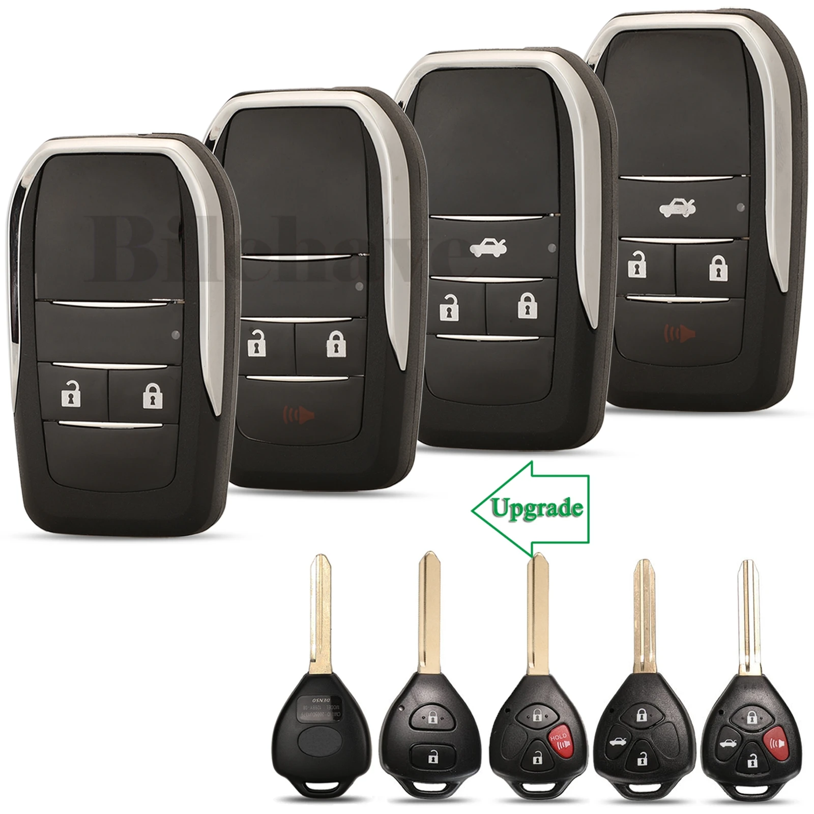 

Пульт дистанционного управления jingyuqin Toy43/Toy47 для Toyota Camry чехол Matrix RAV4 Venzan Yaris Prado 2/3/4B