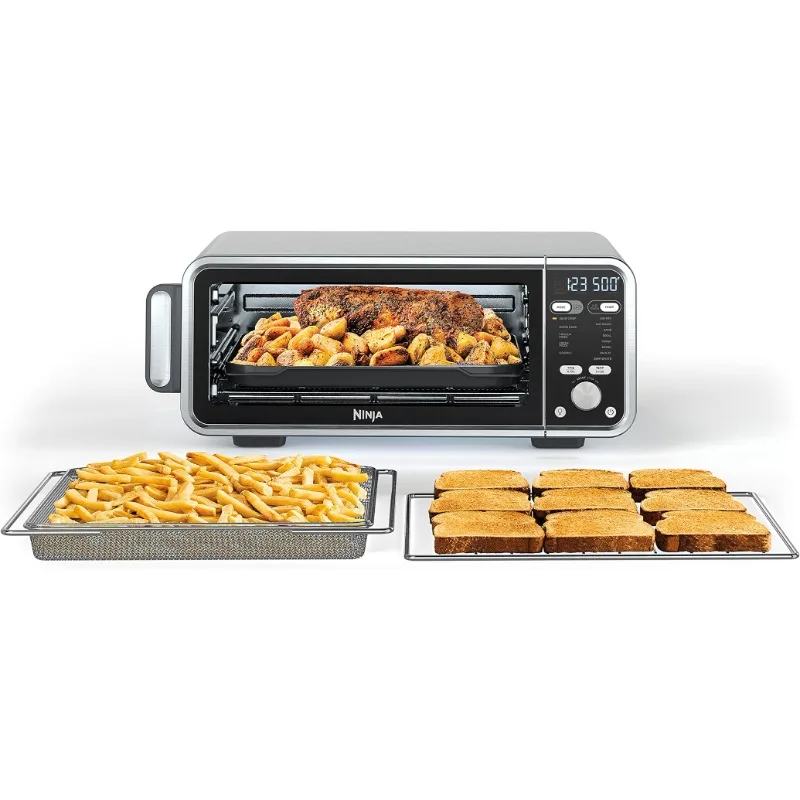 

Ninja SP301 Dual Heat Air Fry Countertop 13-in-1 Oven with Extended Height, XL Capacity, Flip Up & Away Capability Air Fryers