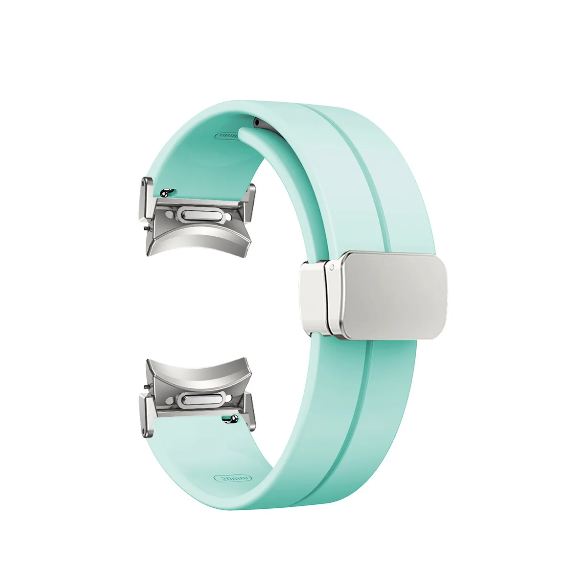 Magnetic Silicone Strap Sport Watchband - Versatile and Stylish Accessory