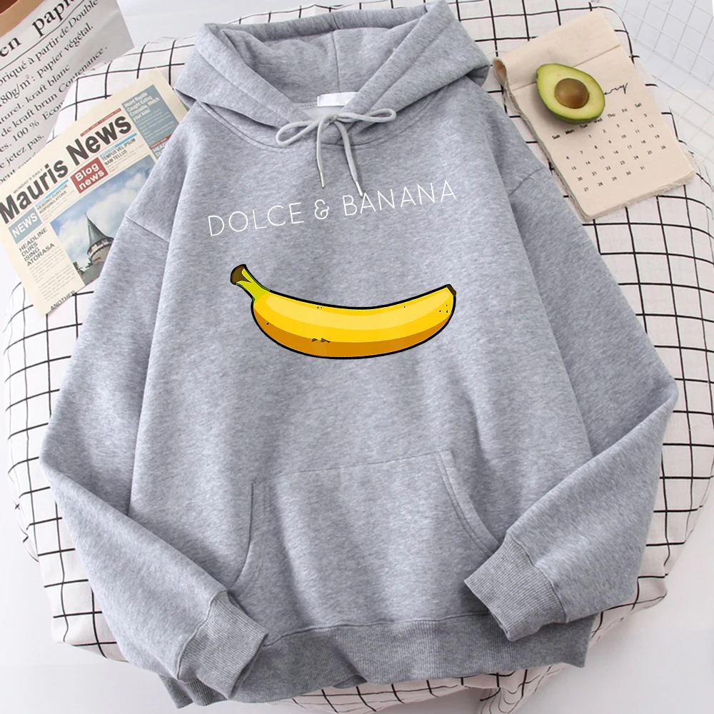 

Funny Dolce&Banana Printed Male Clothing Joggers Brand Streetwear Vintage Fashion Clothes Creativity Outdoor Hoodies For Men