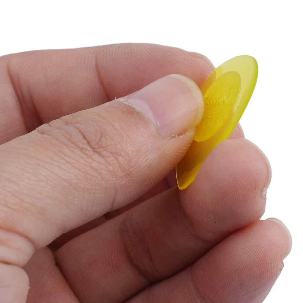 Guitar Picks 6Pcs Alice Stubby Acoustic Electric Bass Plectrum Mediator 1/2/3mm Thickness Fast Picking