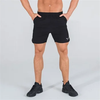 2024 NEW Fitness Men Gyms Shorts Workout Male Breathable 2 In 1 Double-deck Quick Dry Sportswear Jogger Beach Shorts Men 3