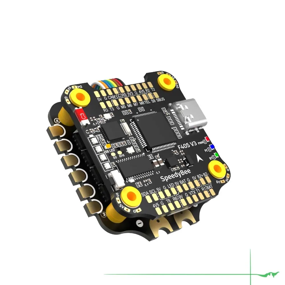 

SpeedyBee F405 V3 Stack: 50A Flight Tower with F405 V3 FC & BLS 50A 4-in-1 ESC 30x30 - Configure Via Bluetooth, iNAV, Betaflight