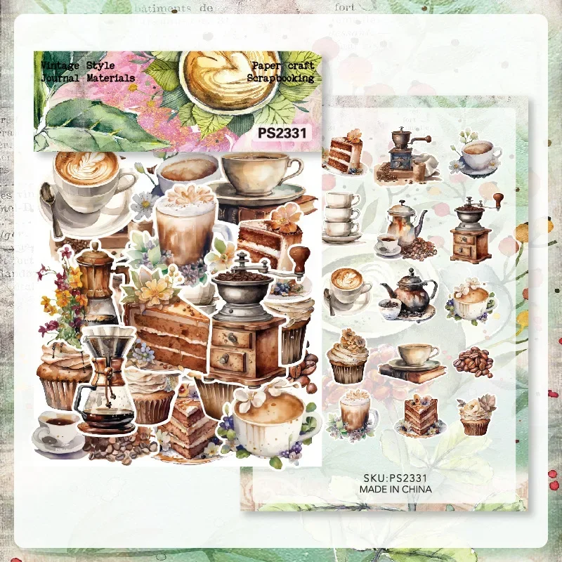 40 Pcs Vintage Literary Easter Series Stickers Scrapbook Handbook DIY Journal Material Decoration Collage Aesthetic Art Stickers cartoon stickers decorative stickers self adhesive stickers paper stickers adhesive stickers roll packaging stickers handbook stickers packaging stickers diy scrapbooking accessories