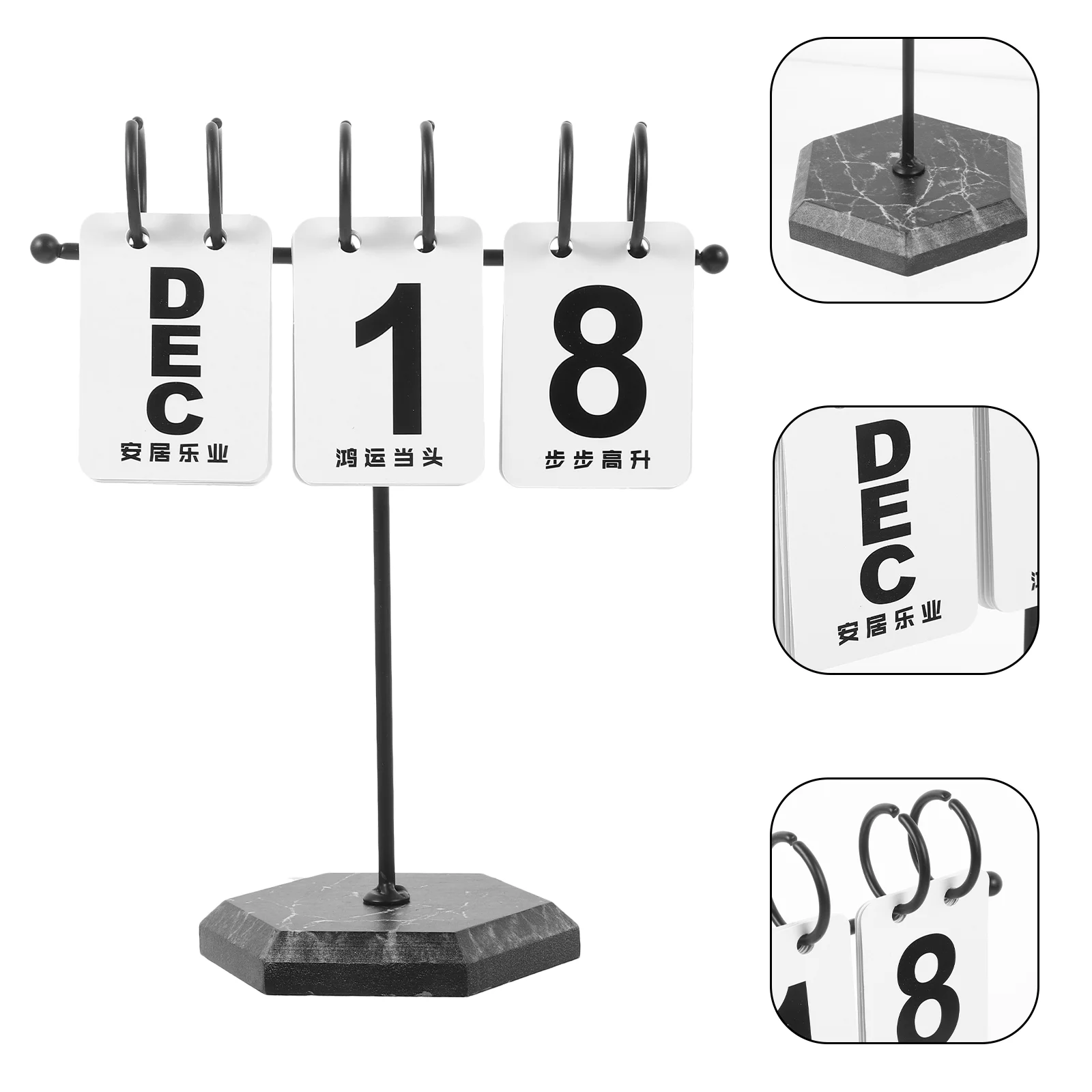 

Desk Calendar Office Calendar Perpetual Calendar Rustic Calendar Desktop Decoration