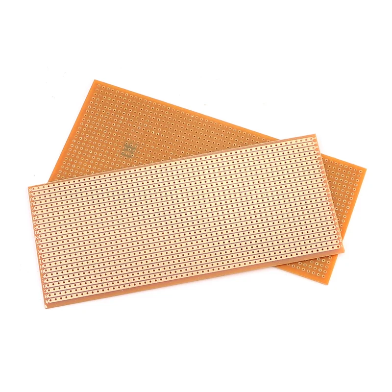 5/10PCS DIY 6.5x14.5 6.5*14.5CM Prototype Paper PCB Universal Experiment Matrix Circuit Board Single Row Continuous Hole
