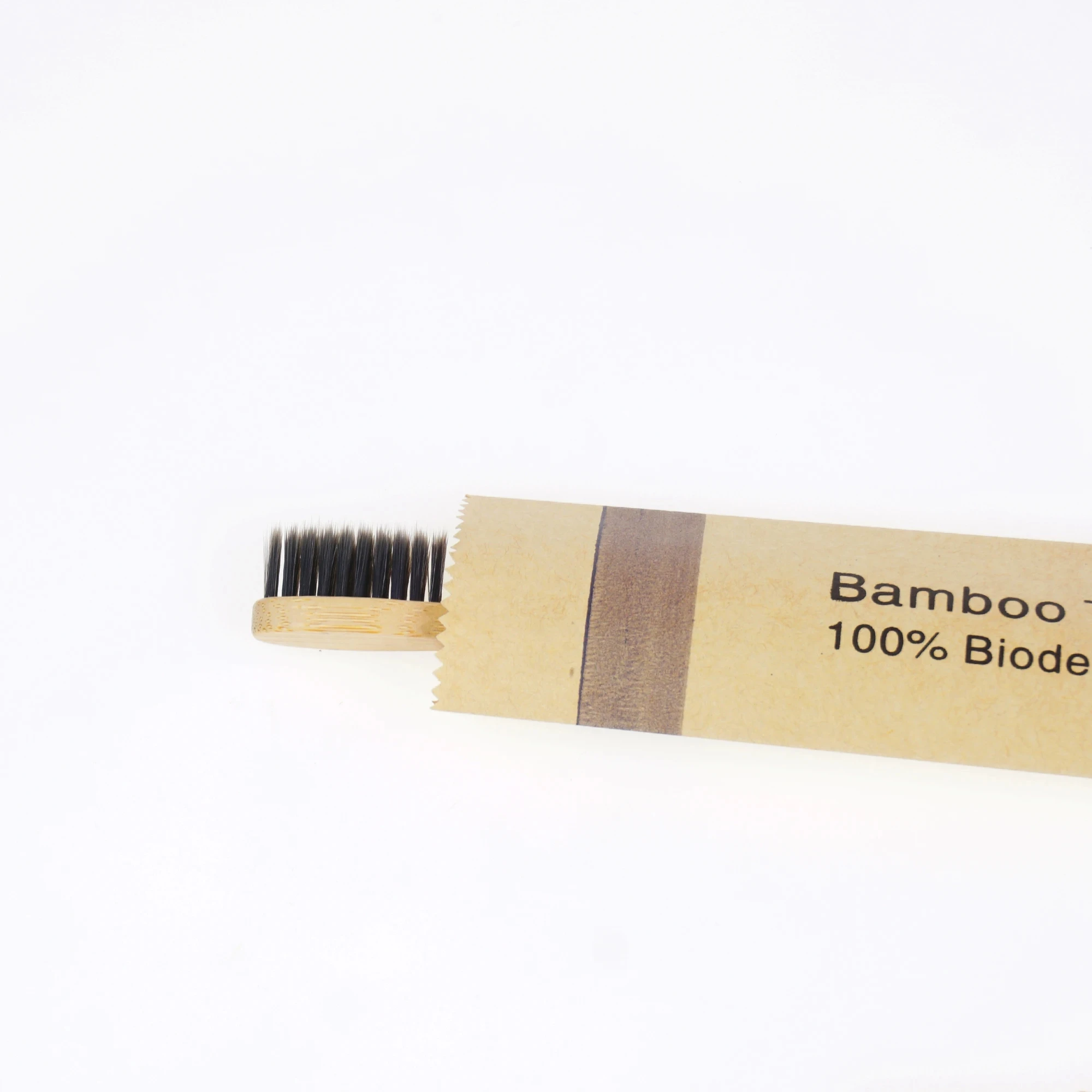 Eco-Friendly Children's Bamboo Toothbrush Set with Soft Bristles - Pack of 10