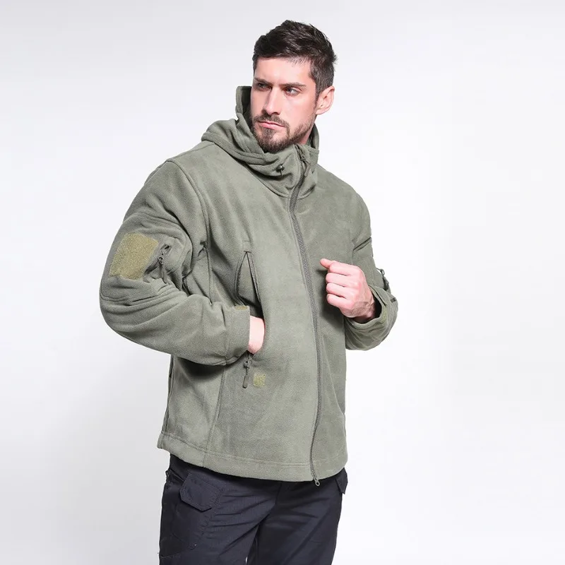 

Motorcycle Riding Jacket Hooded Fleece Jacket Thickened Warm Polar Fleece Jacket Windproof Outdoor Sports Charge