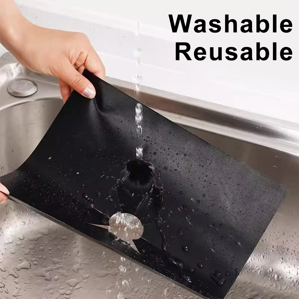 Heat Resistant Oil Proof Reusable Stove Protector Pads