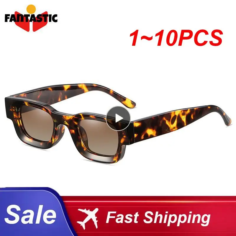 

1~10PCS Trend Edgy Stylish American Influencer Hip-hop Fashion Trendy Eyewear Punk European Futuristic Polarized