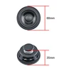 GHXAMP 2.5 inches 68mm Danish Aluminum Frame Car Midrange Mid-tone Modification 4ohm 15W 2pcs 2