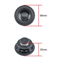 GHXAMP 2.5 inches 68mm Danish Aluminum Frame Car Midrange Mid-tone Modification 4ohm 15W 2pcs 2