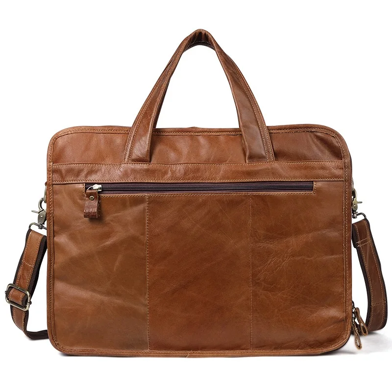 Business Briefcase Handbag Men  Leather Briefcase Bags Men - Leather Men's  Handbag - Aliexpress