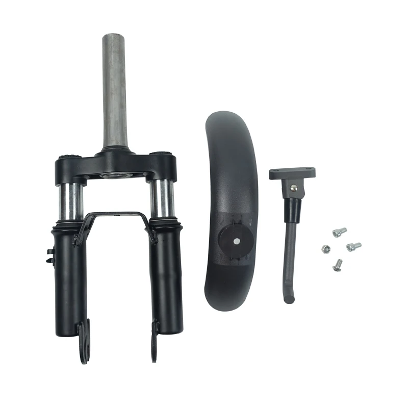 scooter-fork-front-shock-absorber-modified-kit-with-front-fenders-and-extended-tripod-for-m365-1s-pro-electric-scooters