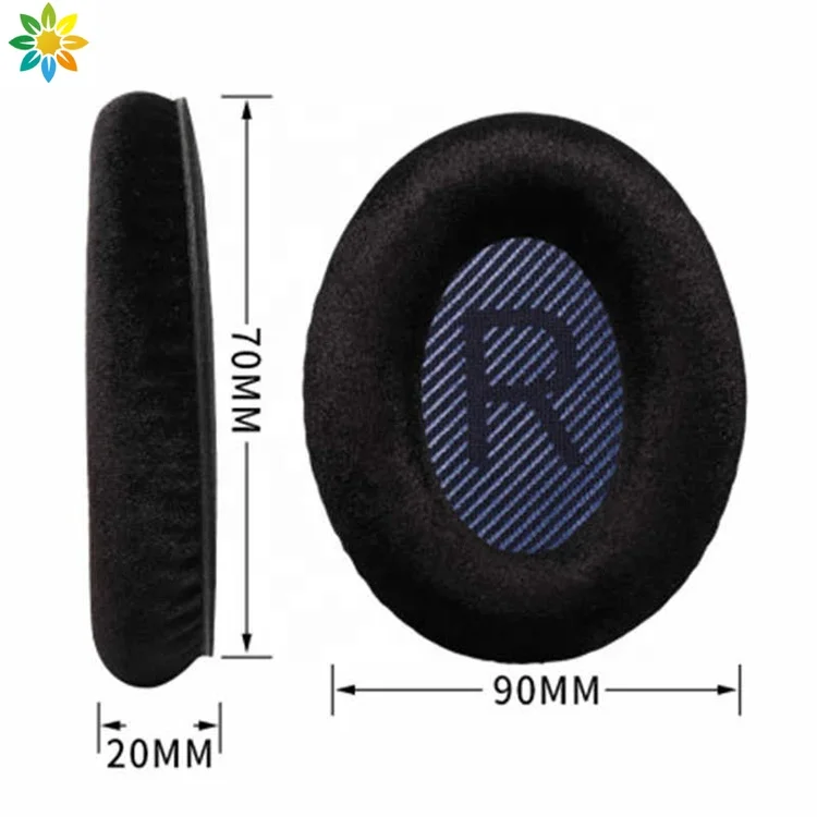 

Velvet Replacement ear cushion cover ear pads earpads for QC35 QC25 QC15 QuietComfort 35 II headphone repair parts