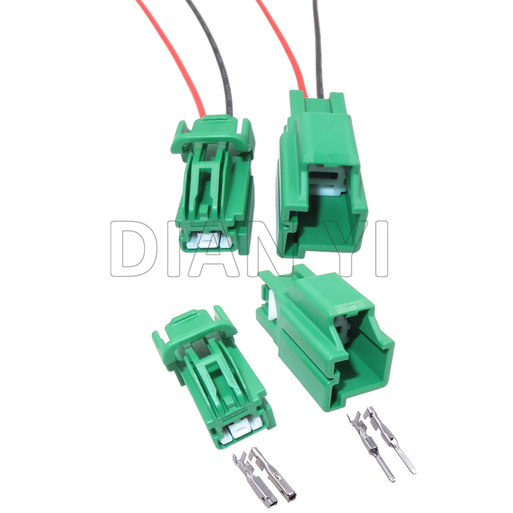 

1 Set 2 Way Car Male Female Connectors 7283-6444-60 7282-6444-60 Automobile Wire Cable Socket with Cables