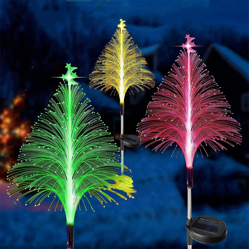 

3pcs 79CM Christmas Solar LED Jellyfish Lights Built In Light Sensor Outdoor IP65 Waterproof Garden Atmosphere Lights Dropship