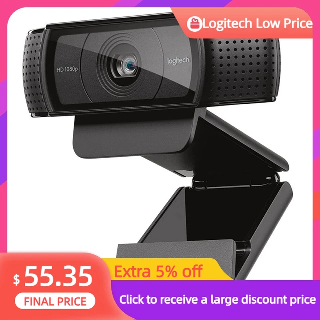 Logitech HD Webcam C920e, Video Calling and Camera, Desktop or Laptop Webcam,