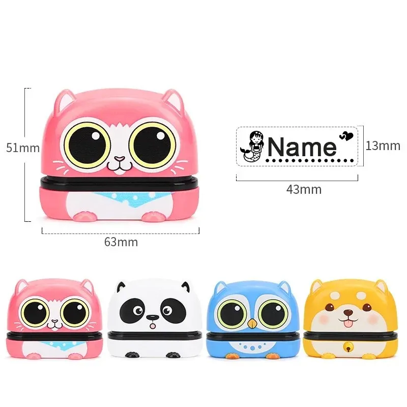 Names Stamp DIY for Personal Student Child Baby Engraved Waterproof No Fade Kindergarten Clothing Name Seal Gifts customized name stamp