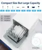 Pebble Countertop Dishwasher, 28 Pieces Dishes/Cycle, 6 Washing Programs&Hot Drying, Dish Washer with 360°Dual Spray, with Child 2