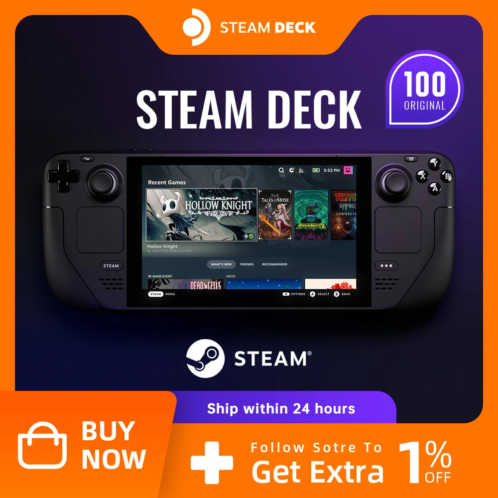 Steam Deck Game Console Window System Pluggable Expansion Card Handheld Computer Handheld 64GB 256GB 512GB Game Console