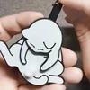 Creative Pull Play Egg Cat Keychain Pendant Cute and Funny Rotatable Acrylic Hanging Ornaments Bag Pendant for Gifts 2025 HOT 1