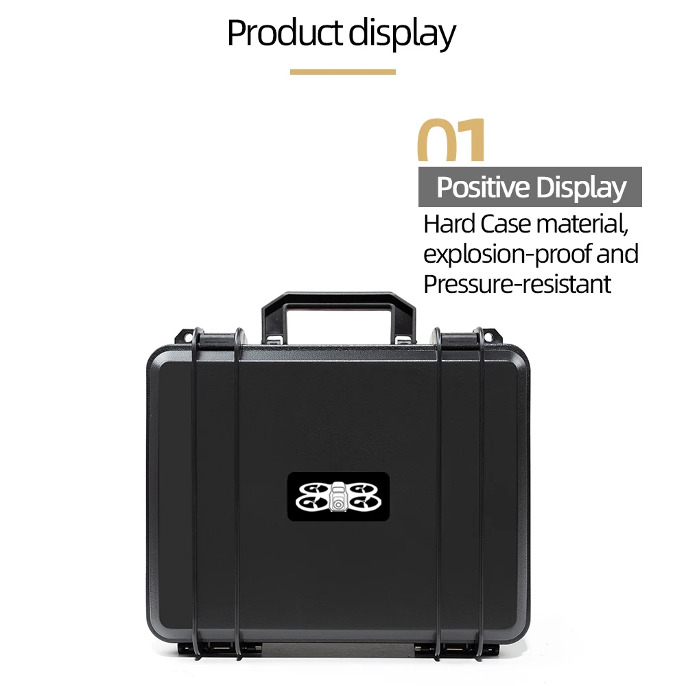 DJI Flip Fly More Combo DJI RC N3 Accessory Explosion-Proof Carrying Case Storage Bag Portable Waterproof Box Hard Shell for