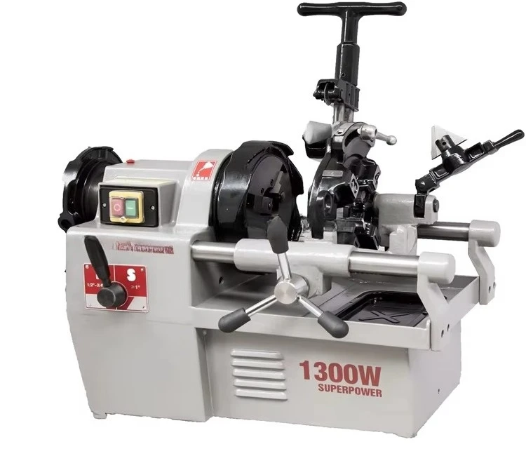 Herstellung einer professionellen 1300 W automatischen 2-Zoll-tragbaren elektrischen Rohrgewindeschneidmaschine ZT-50F-A