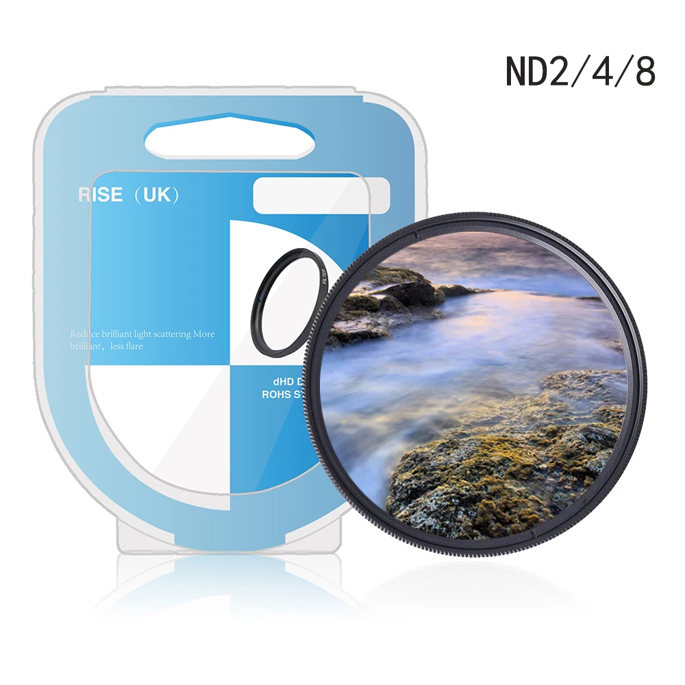 Filtros De Densidad Neutra Para Cámara De 55 Mm De Diámetro