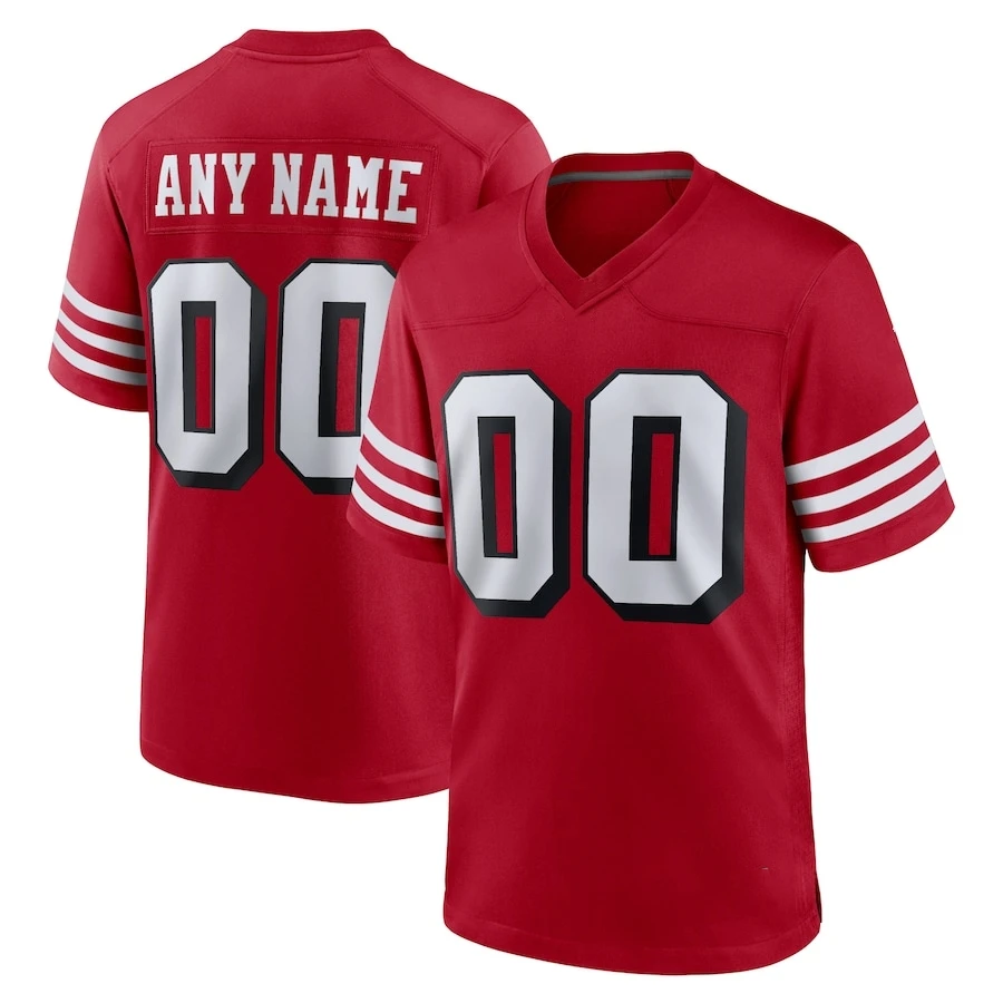 San Francisco Stitched Football Jersey Personalized Any Name Number For Men Women Youth
