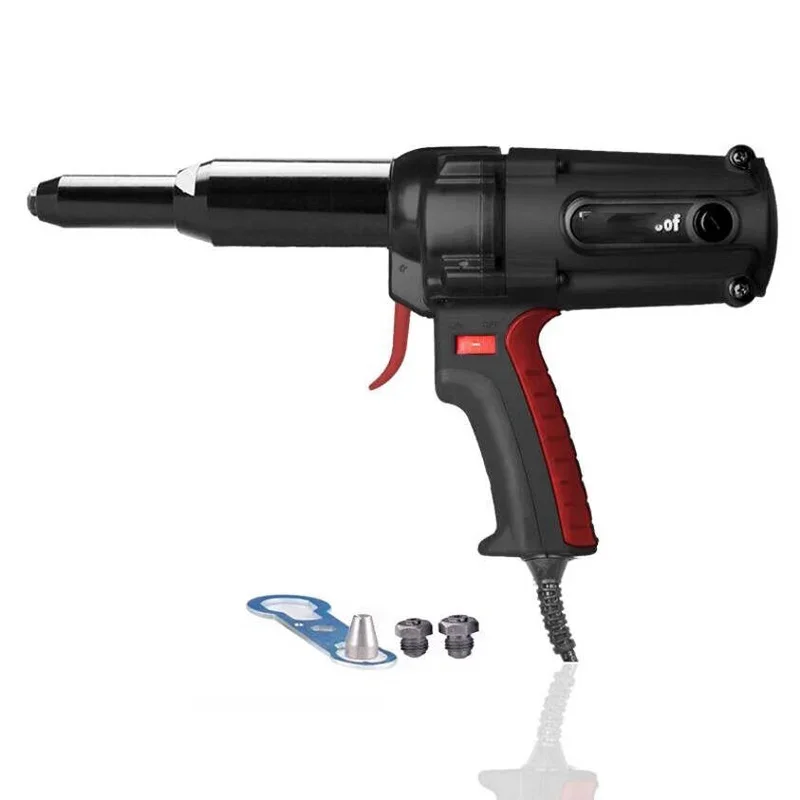 TAC-700 Enhanced Electric Rivet Gun 220v/600w Portable Handheld Electric Riveting 6.4mm Blind Rivet Gun Tool 4