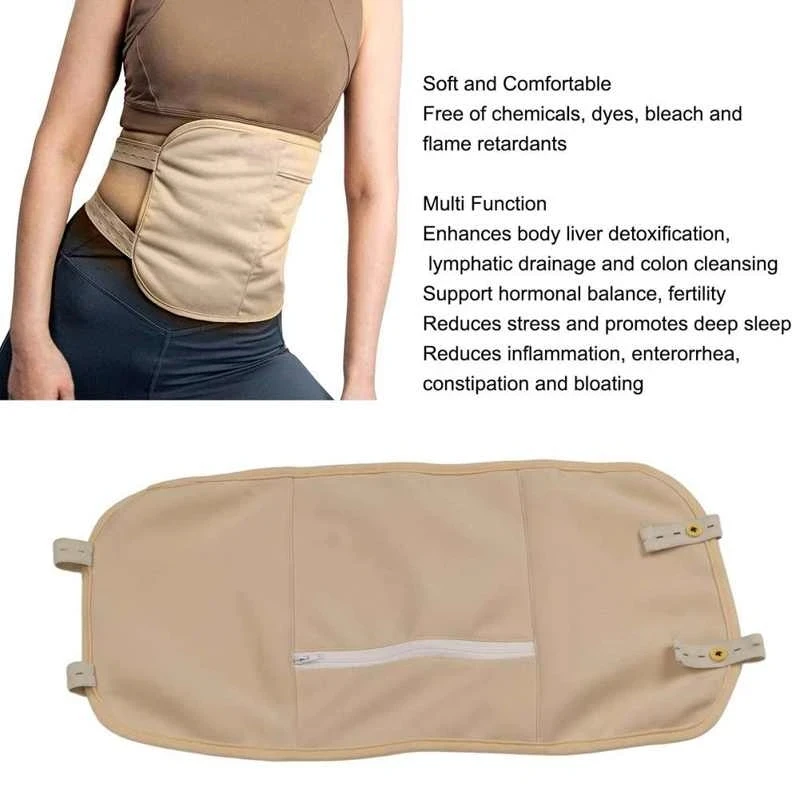 Reusable Oil Bag Anti Leakage Oil Belt Protection Castor Oil Stomach