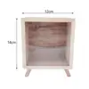 Wooden Piggy Bank with Whiteboard Marker Only Into Money Clear Window Coin Storage Jar Savings Boxes Money Box Kids Money Bank 6
