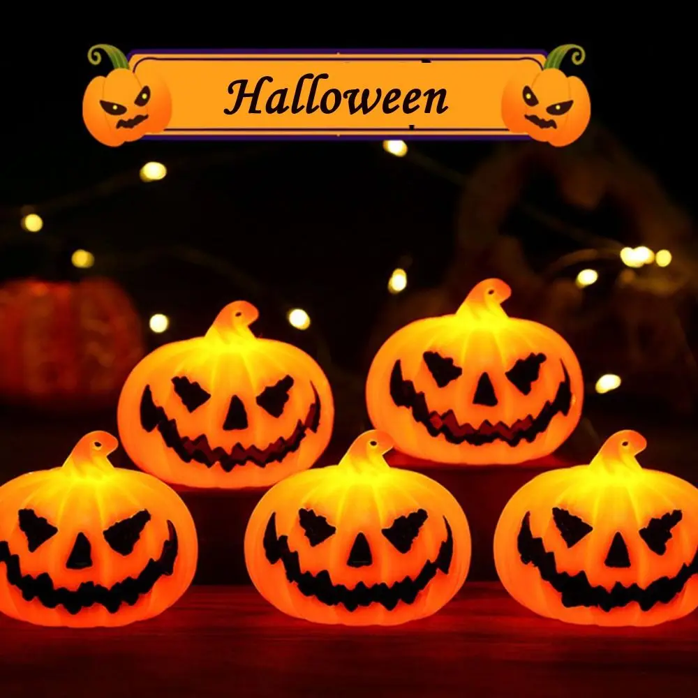 

Flashing Pumpkin Lantern Portable LED Handheld Halloween Flashing Lamp Plastic Hanging Ghost Lighting Garden