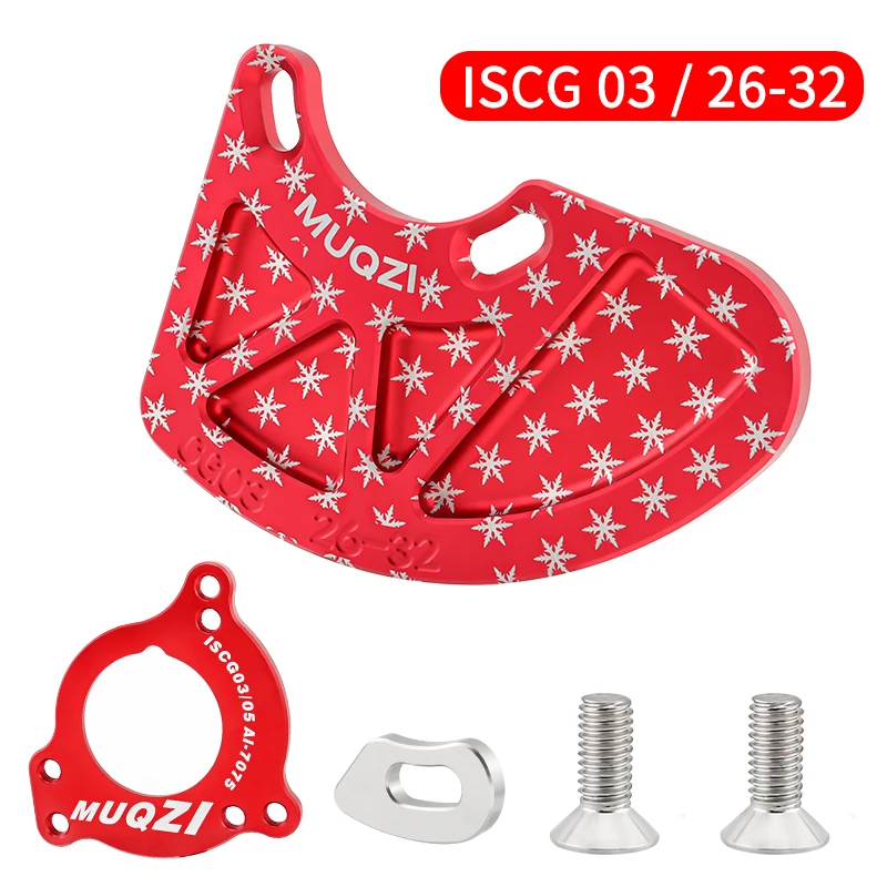 MUQZI Bicycle Bash Guard 26-32T 34-38T Chain Guide ISCG 03 05